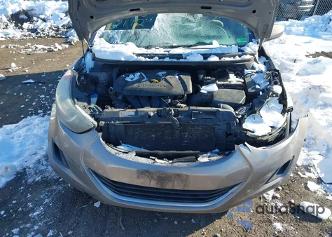 2011 Hyundai Elantra Gls from USA, damaged, VIN 5NPDH4AE1BH016936